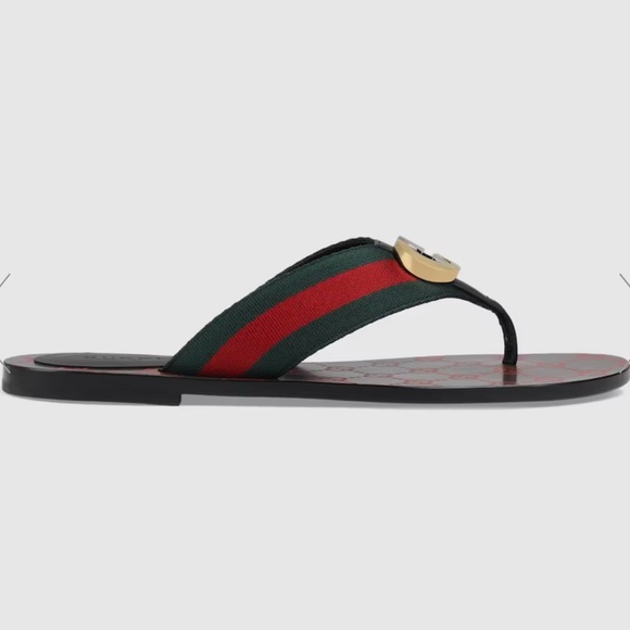 Gucci Thong Sandal size 38 worn one time box included - Picture 3 of 8
